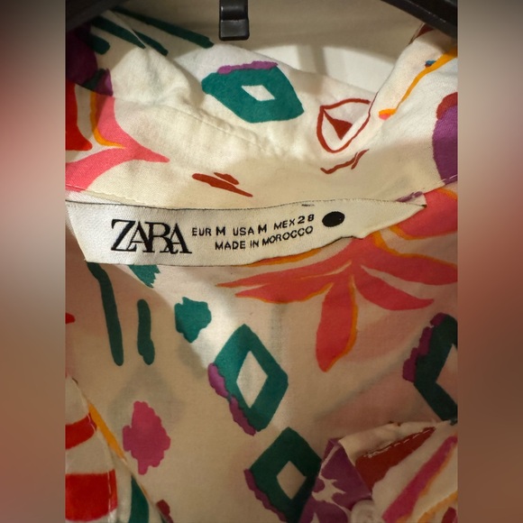 Zara Multicolor Patterned Dress - Picture 2 of 3